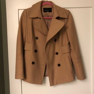 Camel colored pea coat